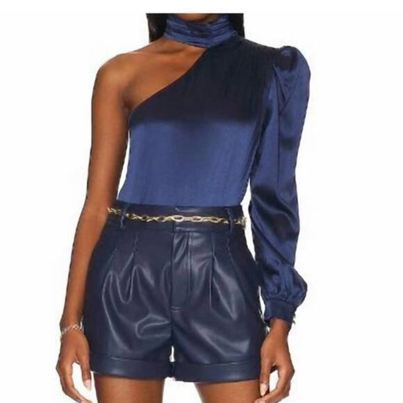 Generation Love Rosario Puff Sleeve One Shoulder Blouse size Small - Picture 1 of 6